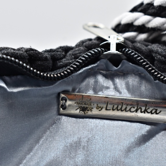 💕 Handmade Backpack with Greek Key Design - Picture 5 of 6